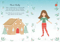 Usborne Little Sticker Dolly Dressing Christmas