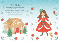 Usborne Little Sticker Dolly Dressing Christmas