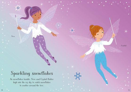 Usborne Little Sticker Dolly Dressing Christmas Fairy
