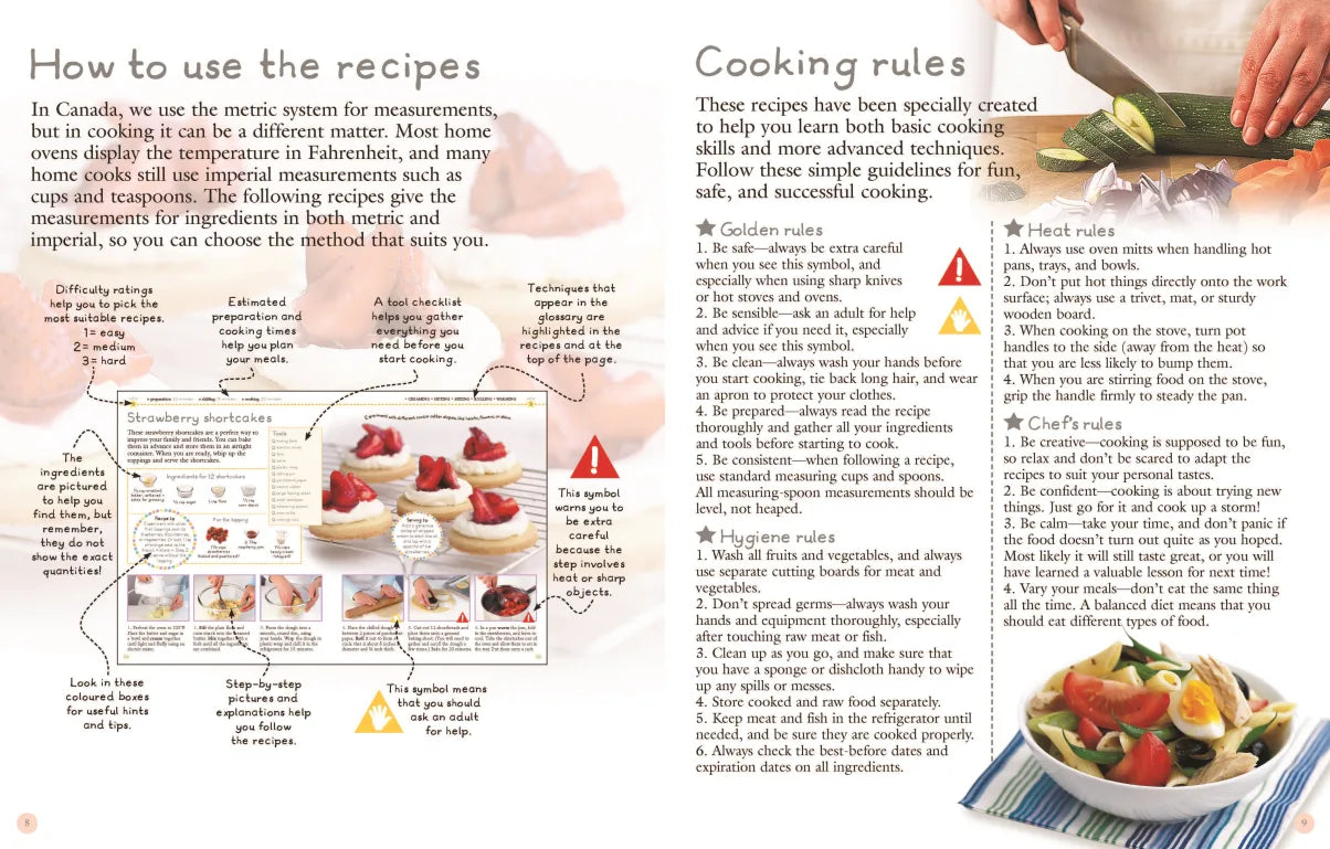 DK Books Children's Cookbook - Canadian Edition