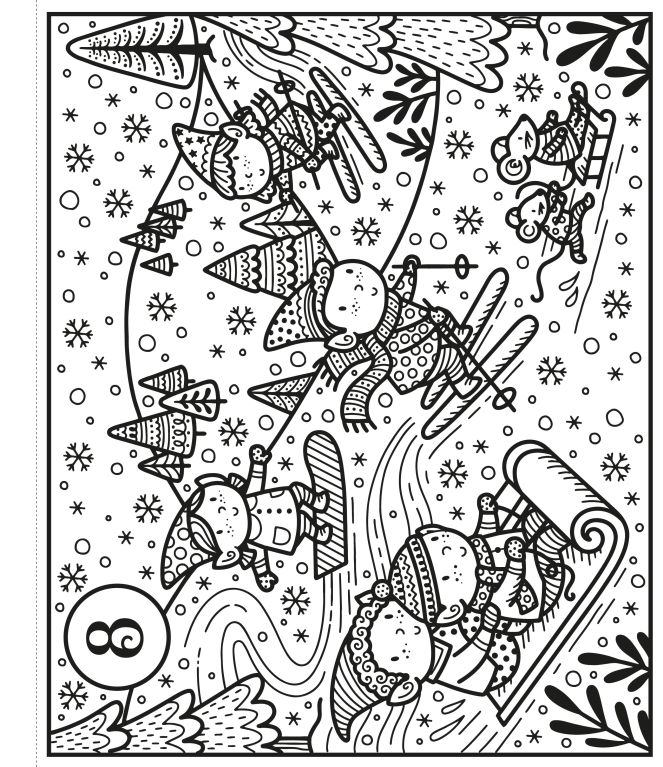 Usborne Magic Painting Countdown to Christmas