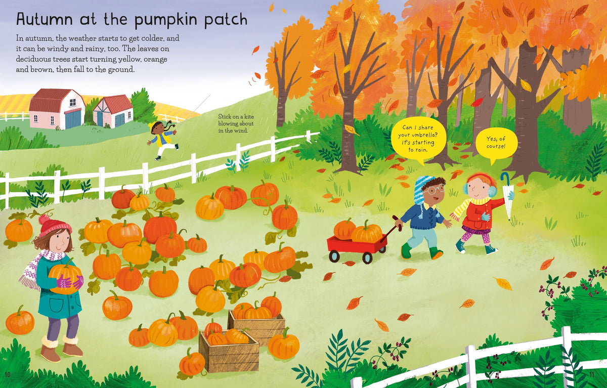 Usborne First Sticker Book Weather and Seasons