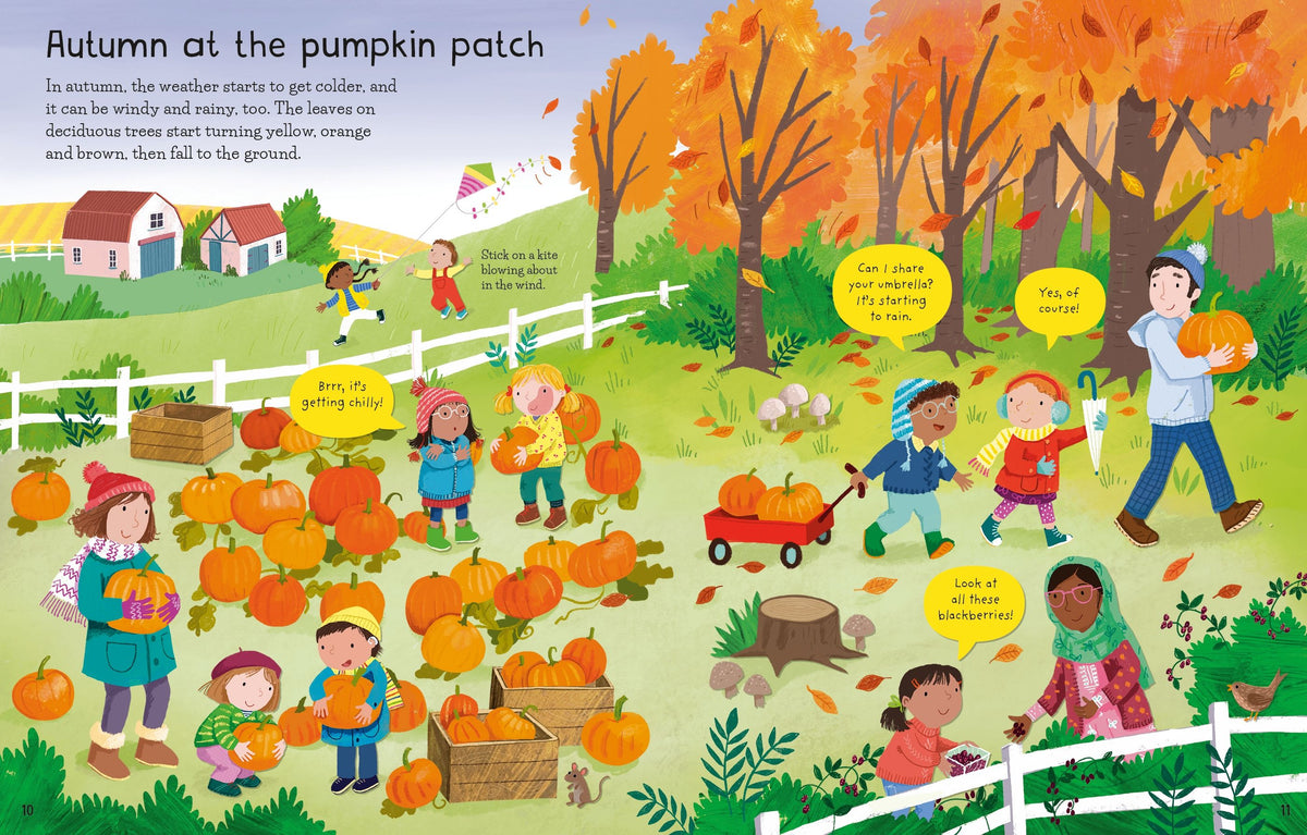 Usborne First Sticker Book Weather and Seasons