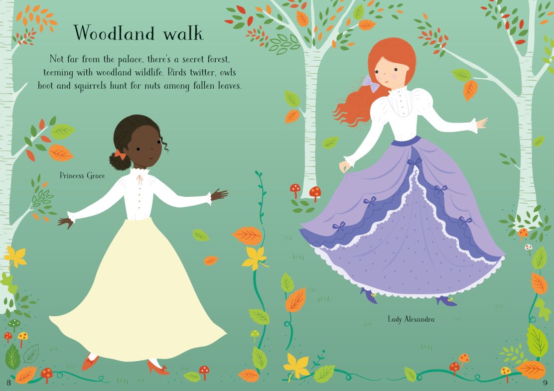 Usborne Little Sticker Dolly Dressing Princess