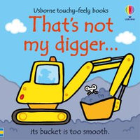 Usborne Touchy-Feely Books That's Not My Digger...
