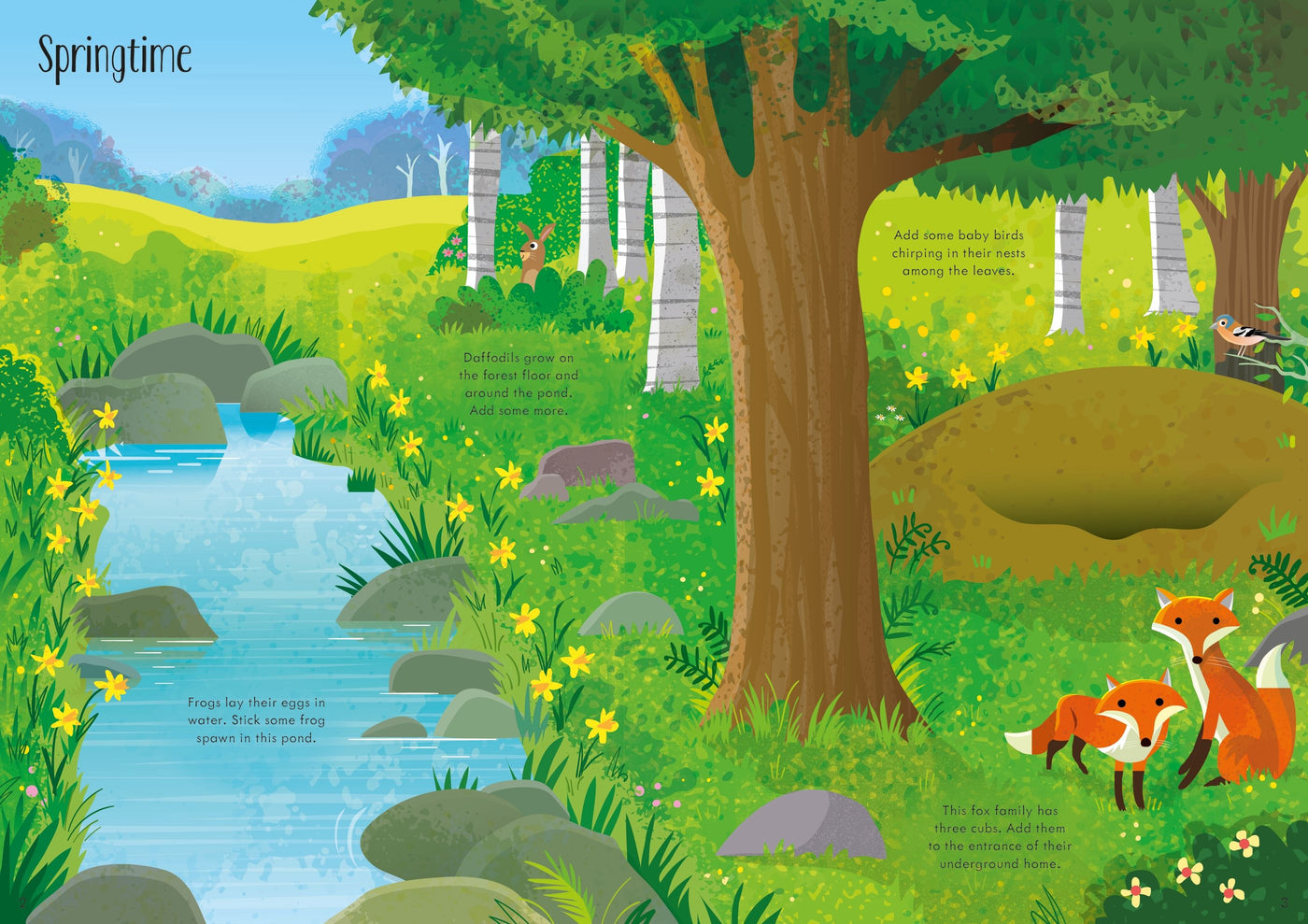 Usborne Little First Stickers In the Forest