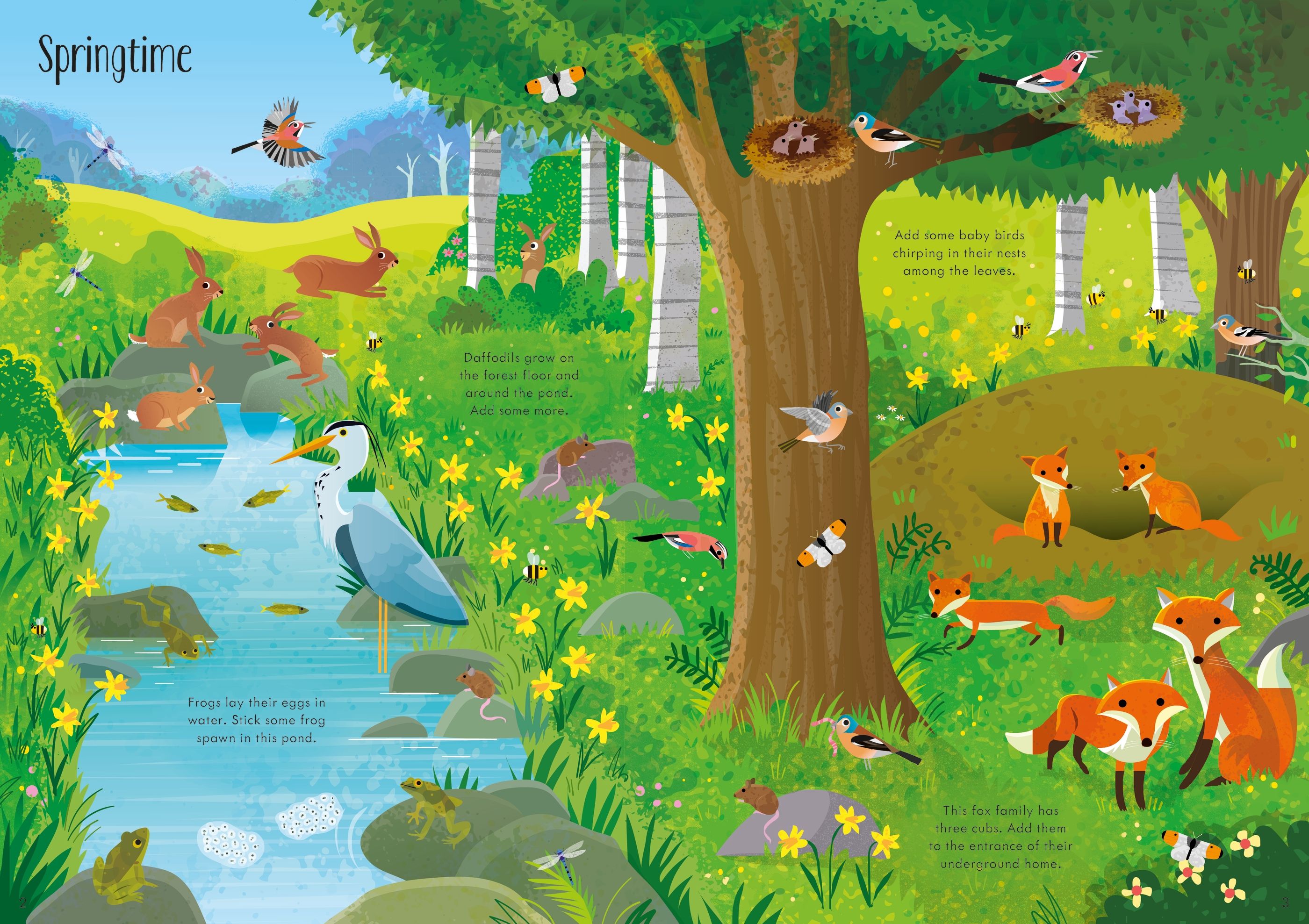 Usborne Little First Stickers In the Forest