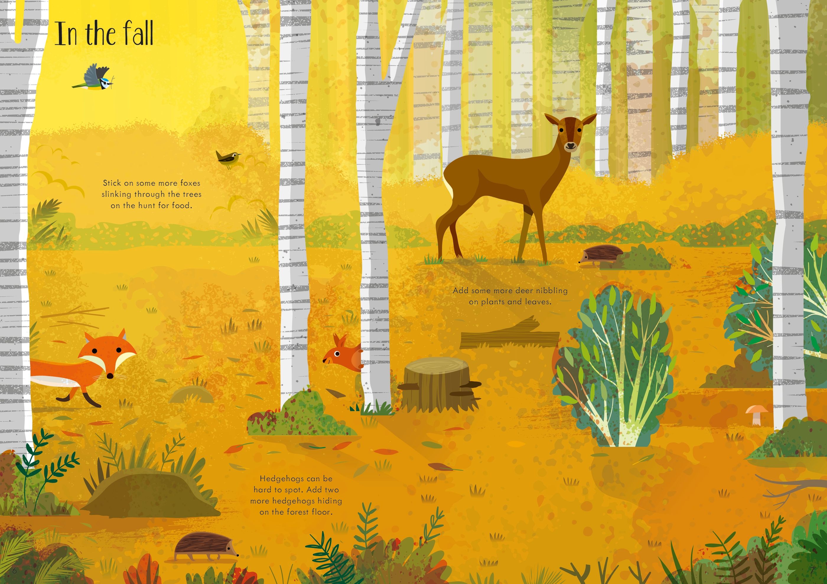 Usborne Little First Stickers In the Forest
