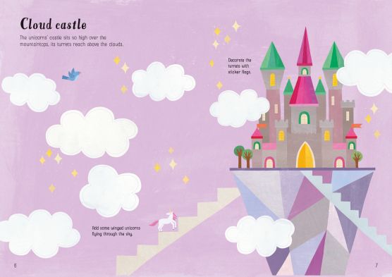 Usborne Little First Stickers Unicorns