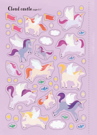 Usborne Little First Stickers Unicorns