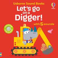 Usborne Sound Books Let's Go On A Digger!