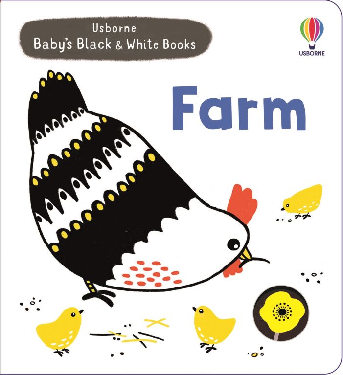 Usborne Farm Baby's First Black & White
