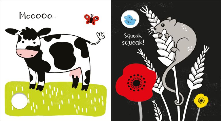 Usborne Farm Baby's First Black & White