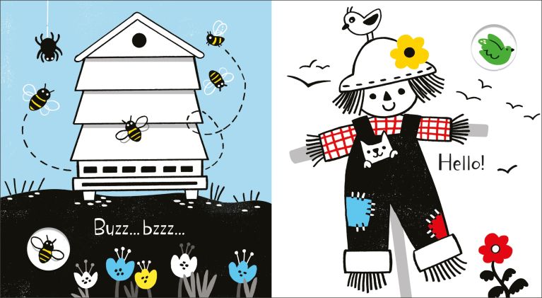 Usborne Farm Baby's First Black & White
