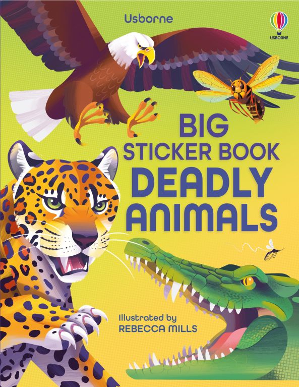 Usborne Big Sticker Book Deadly Animals