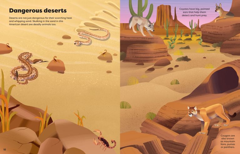 Usborne Big Sticker Book Deadly Animals