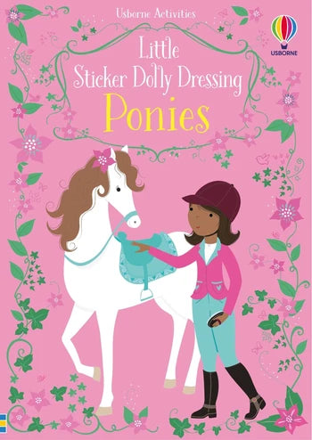 Usborne Little Sticker Dolly Dressing Ponies