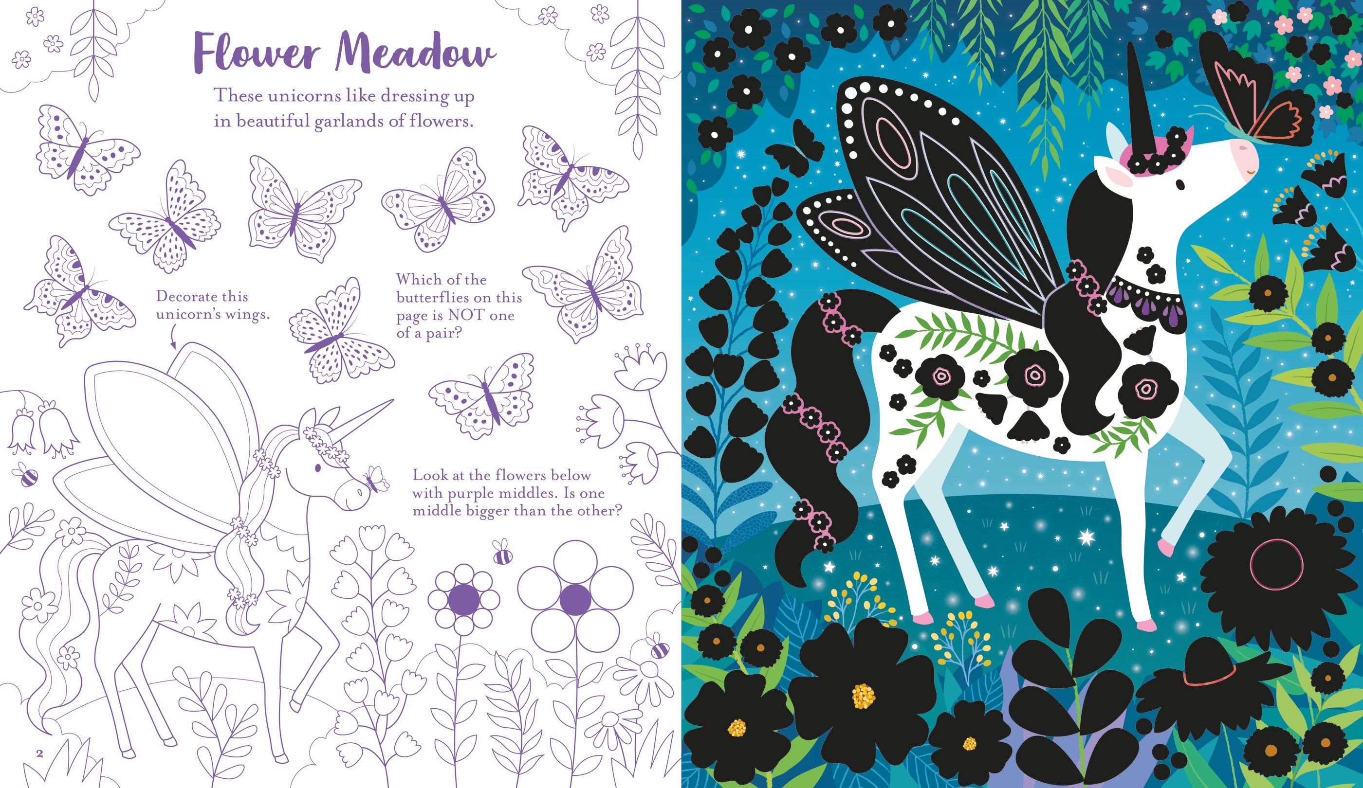 Usborne Scratch Activities Unicorns