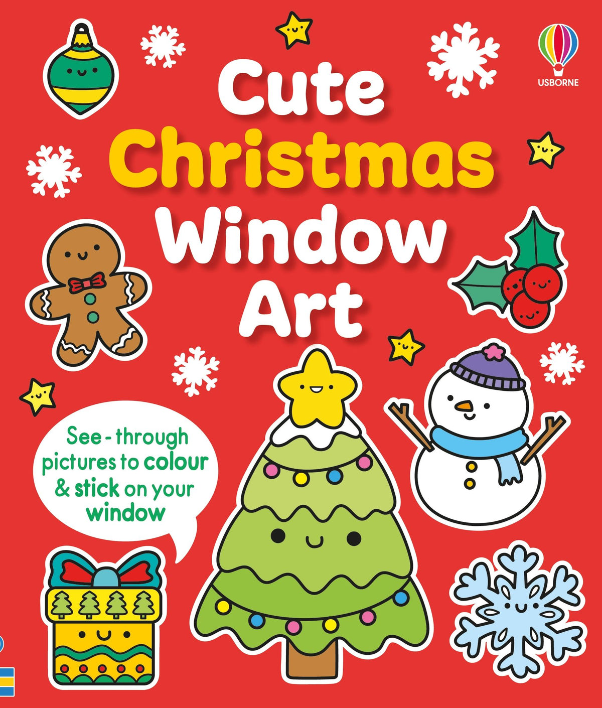 Usborne Cute Christmas Window Art