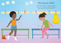 Usborne Little Sticker Dolly Dressing Starting School