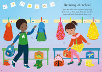 Usborne Little Sticker Dolly Dressing Starting School