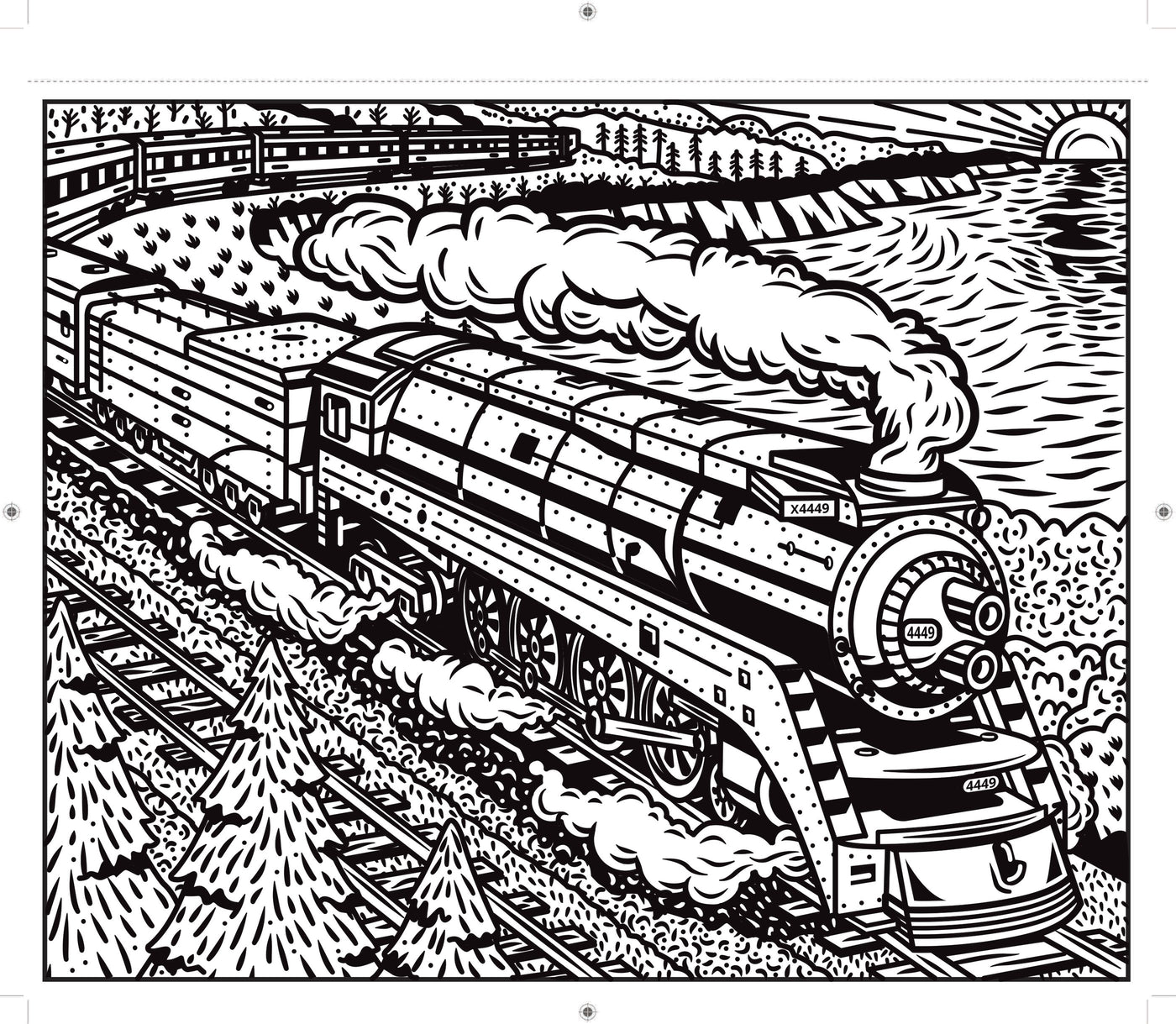 Usborne Magic Painting Trains