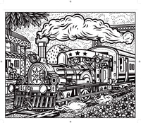 Usborne Magic Painting Trains