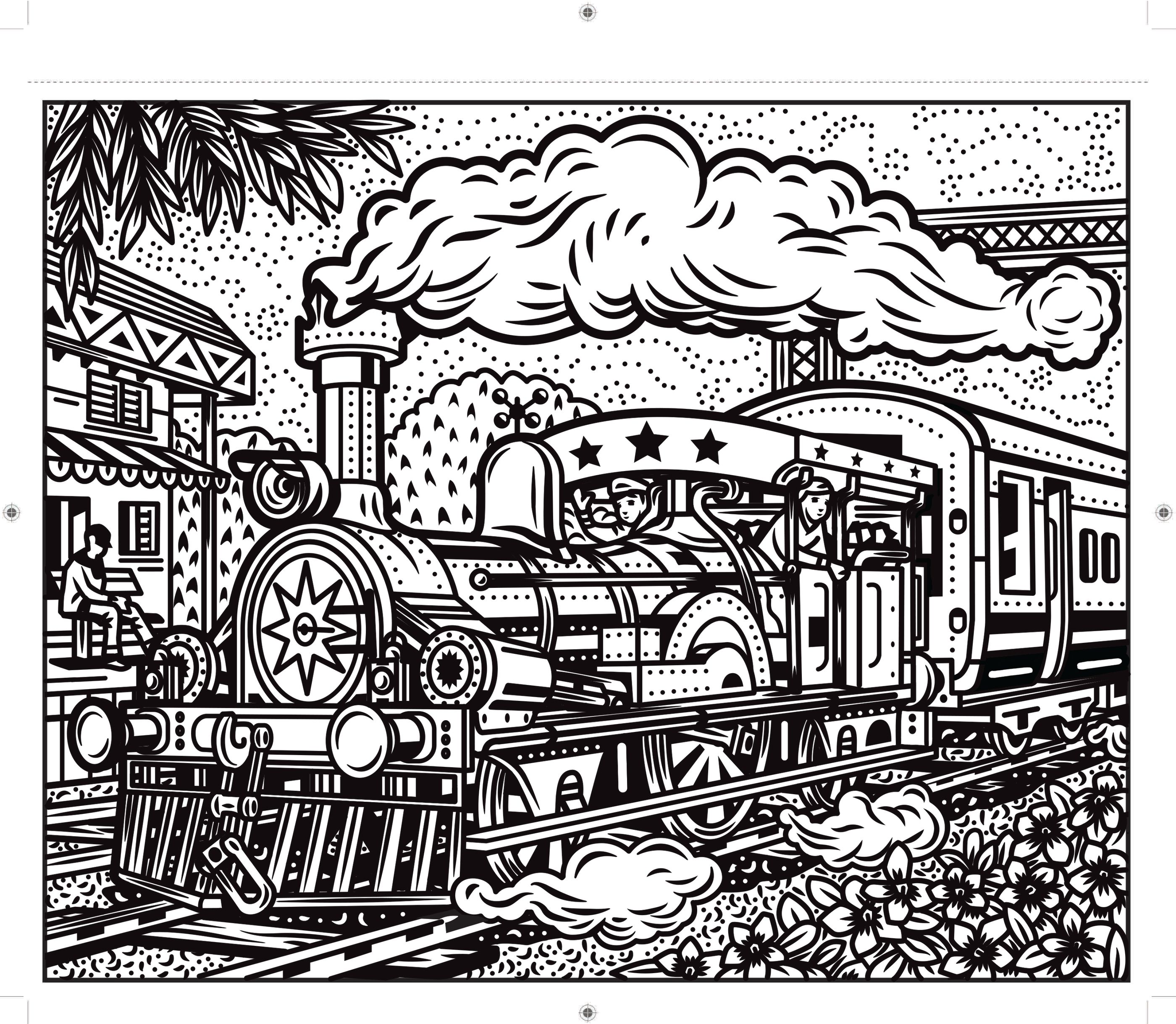 Usborne Magic Painting Trains