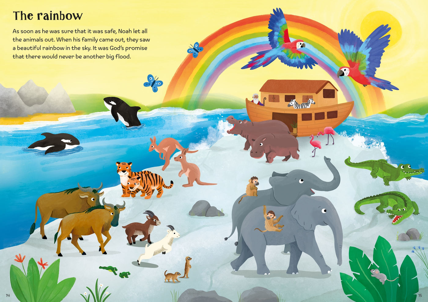 Usborne Little First Stickers Noah's Ark