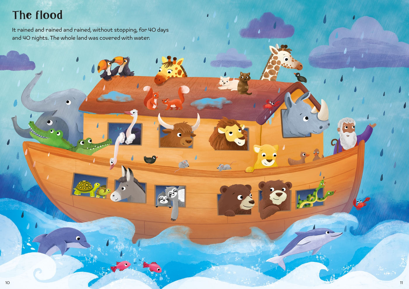 Usborne Little First Stickers Noah's Ark