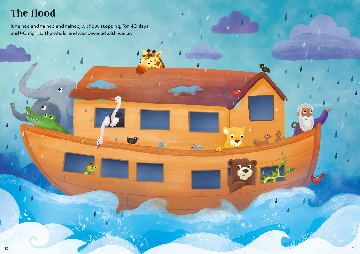 Usborne Little First Stickers Noah's Ark