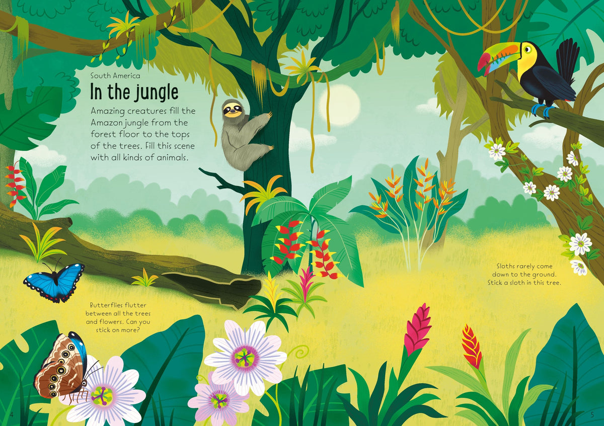 Usborne Little First Stickers Nature