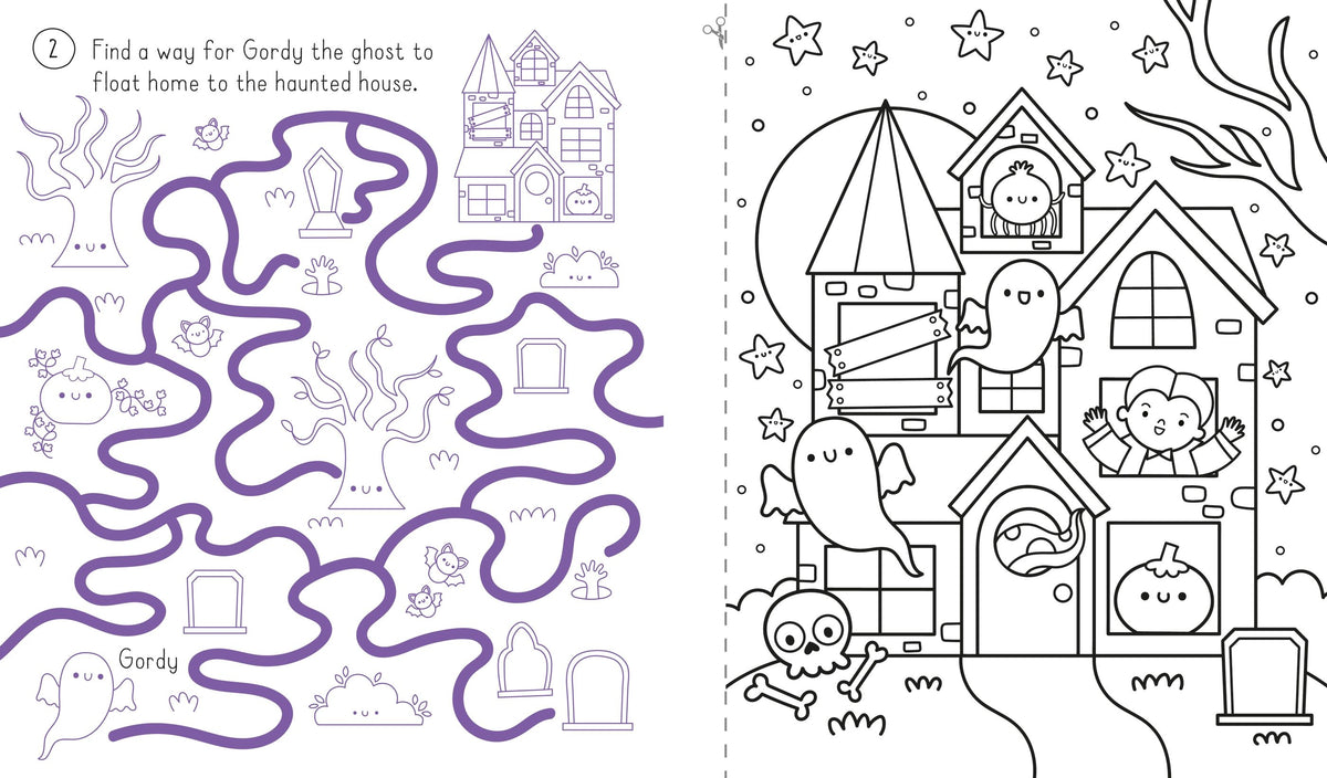 Usborne Cute Halloween Window Art