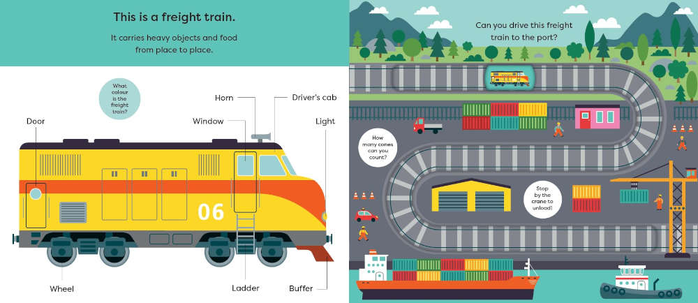 Nosy Crow Trains Makes Tracks