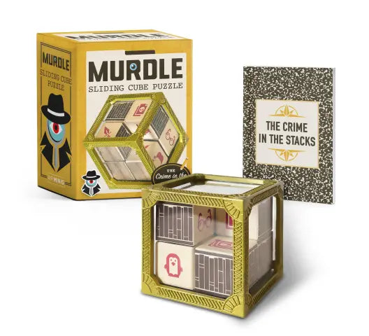 Murdle Sliding Cube Puzzle The Crime in the Stacks