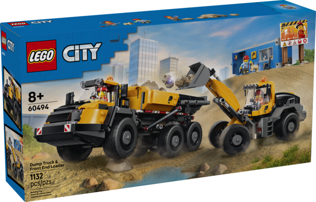 Lego City Dump Truck & Front End Loader 60494