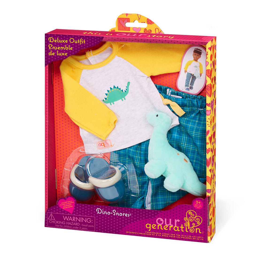 Our Generation Dino Snores Deluxe Outfit