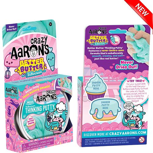 Crazy Aarons Better Butter Buttercream  4" Thinking Putty