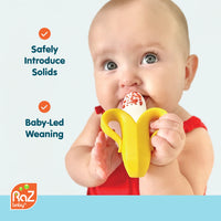 RaZbaby Fruitique Banana Baby Feeder 6mths+