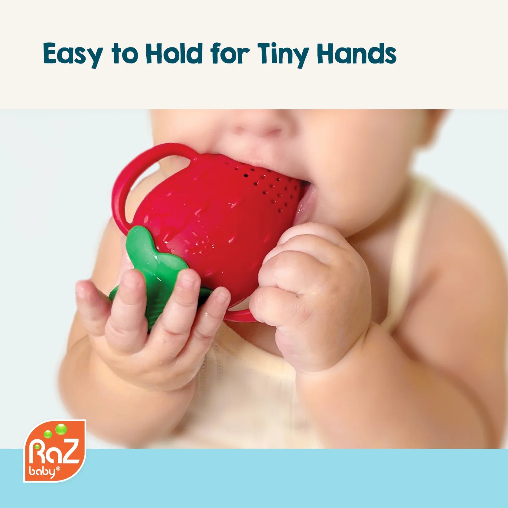 RaZbaby Fruitique Strawberry Baby Feeder 6mths+