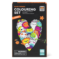 Tiger Tribe Glow Friends Neon Colouring Set