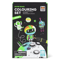 Tiger Tribe Outer Space Neon Colouring Set