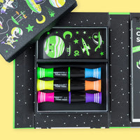 Tiger Tribe Outer Space Neon Colouring Set