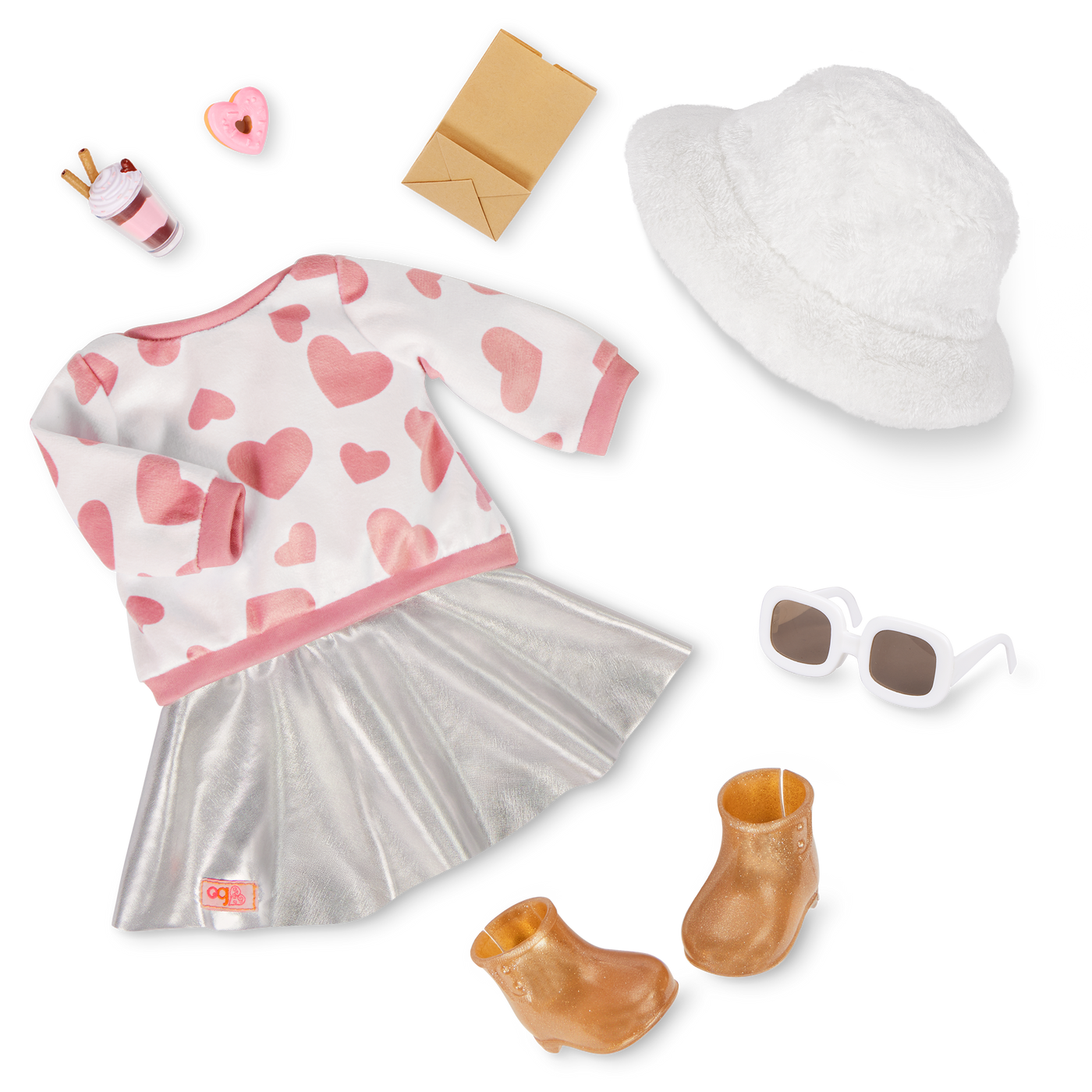 Our Generation Furry Fun Sweater & Skirt
