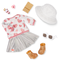 Our Generation Furry Fun Sweater & Skirt