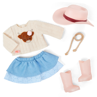 Our Generation Western Belle - Sweater & Skirt