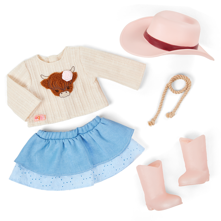 Our Generation Western Belle - Sweater & Skirt