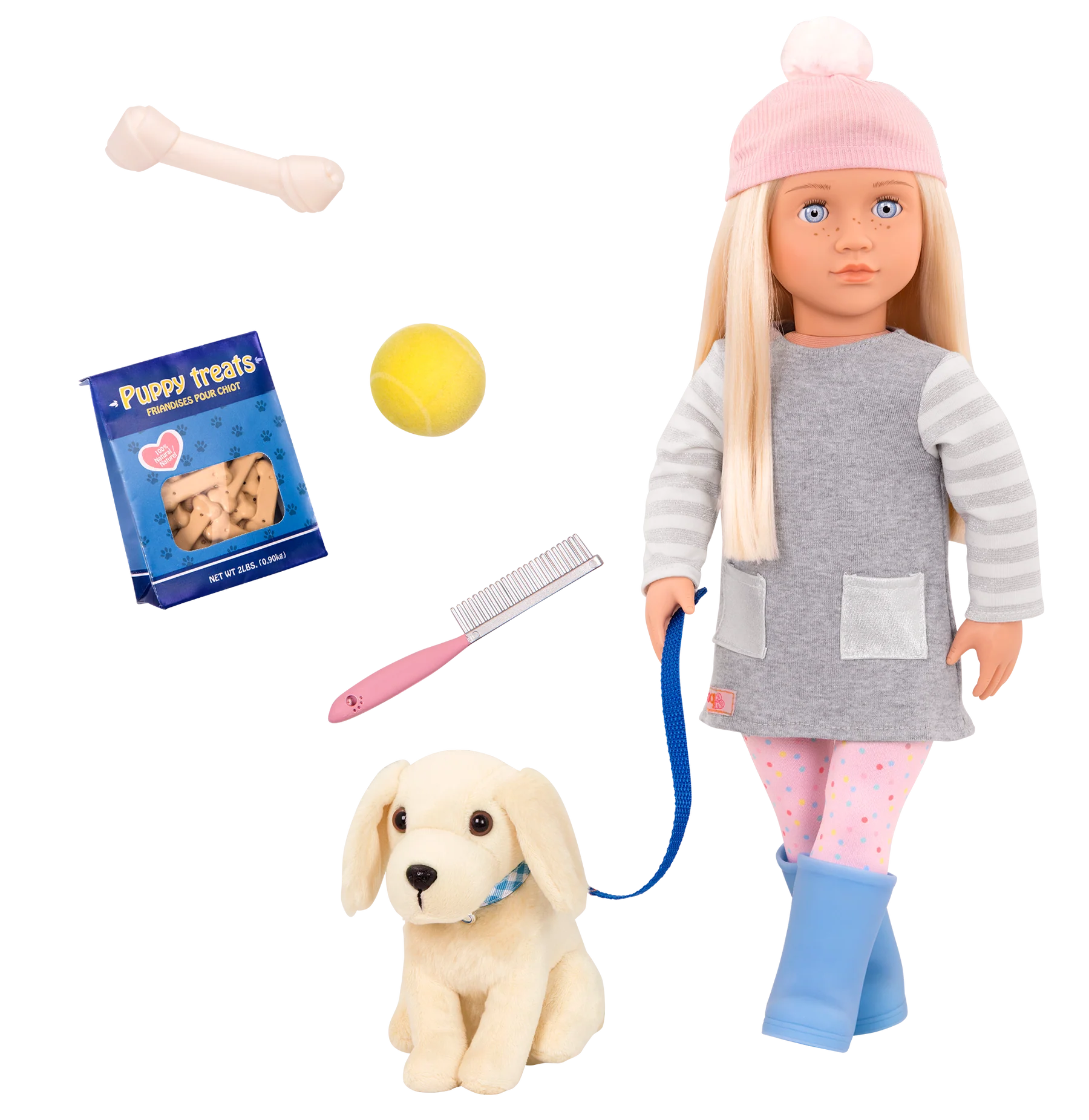 Our Generation Meagan With Golden Retriever