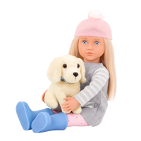 Our Generation Meagan With Golden Retriever