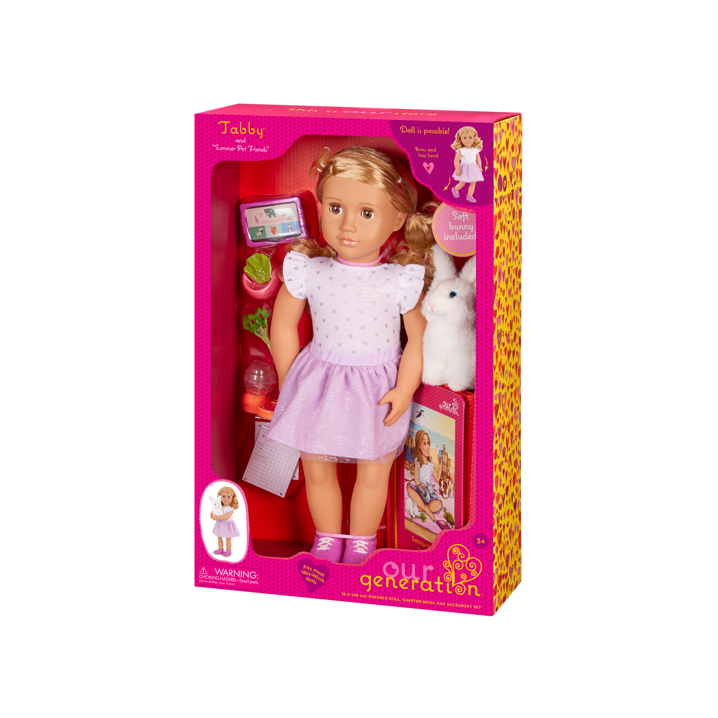 Our Generation Tabby the Pet Lover Deluxe 18" Doll